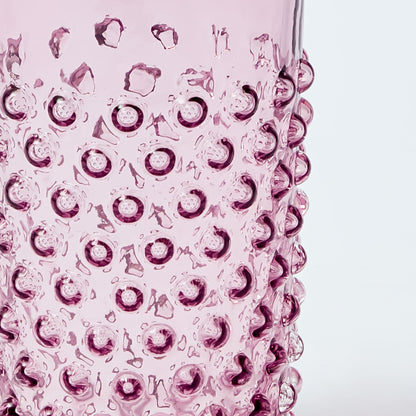 Purple Hobnail Glasses (Set of 6)