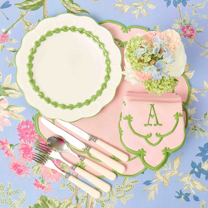 Green Laurel Dinner Plate