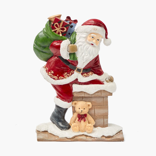 Santa's Coming Figurine