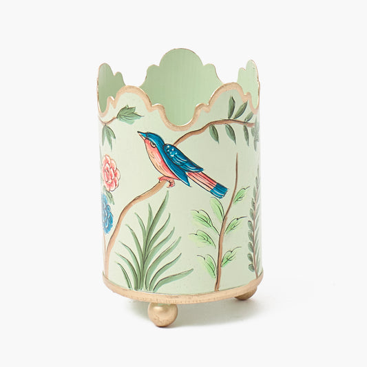 Chinoiserie Tole Pencil Pot